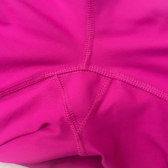 Layers 8 Pink Leggings, 21” Inseam, side pockets, legs are rounded, Sz S - Picture 12 of 14